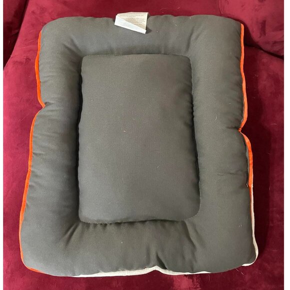 Cat Bed: Classic Pillow Striped Pet Bed, 22 x 18” - Picture 2 of 2